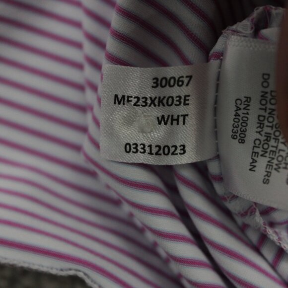 Peter Millar Polo Shirt Mens 2XL XXL Pink Crown Crafted Quick Dry Stretch S/S - Picture 10 of 14